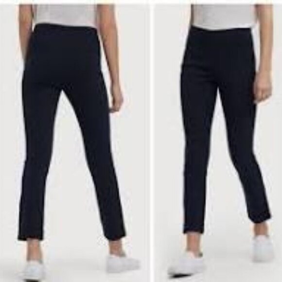 Kit & Ace Women's Navy Blue Slim Fit York Pants - Size 0 - Picture 1 of 7